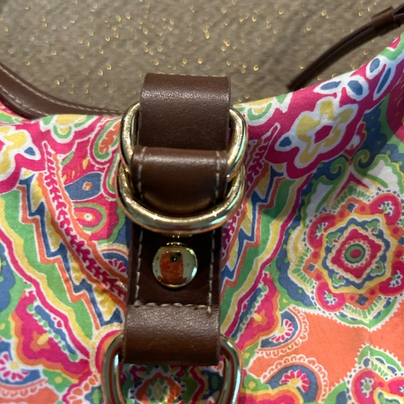Ralph Lauren multi colored paisley bag - Picture 3 of 6